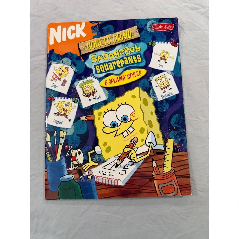 Nickelodeon How to Draw SpongeBob SquarePants 5 Splashy Styles Book